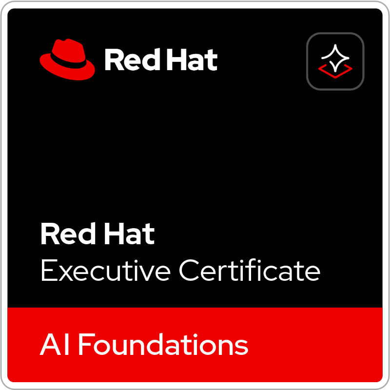 Red Hat AI Foundations Executive Certificate