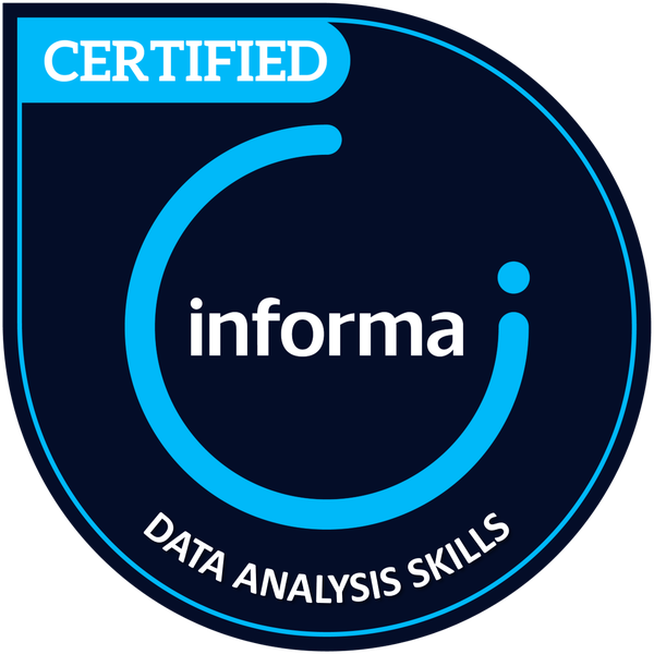 Certificate in Data Analysis Skills - Credly