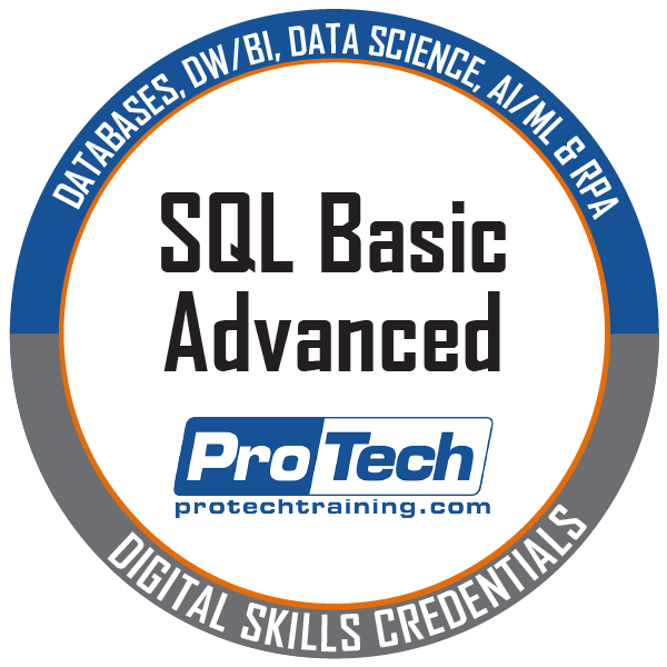 SQL Basic to Advanced - Credly