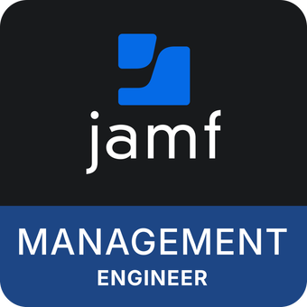 Jamf 顧問與安全 Management Engineer 認證徽章