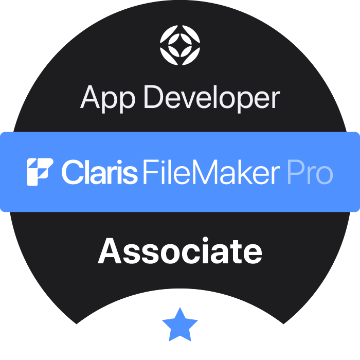 App Developer for Claris FileMaker Pro Associate