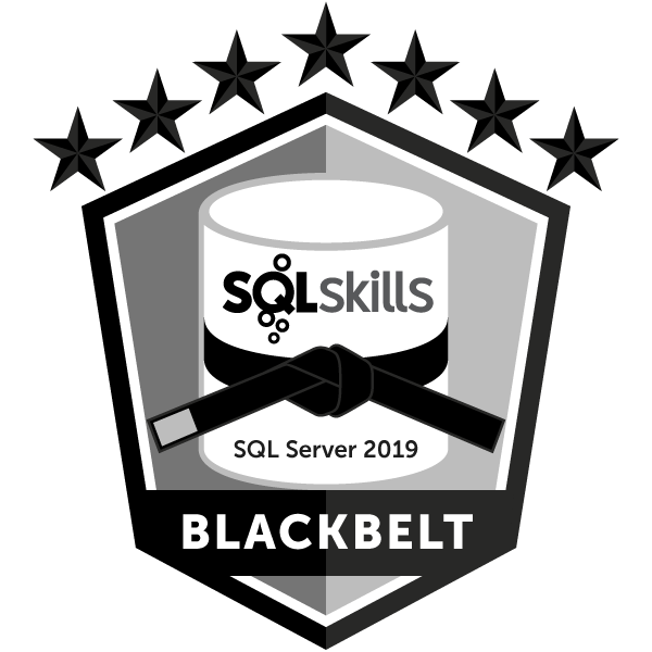 SQLskills Blackbelt - SQL Server 2019
