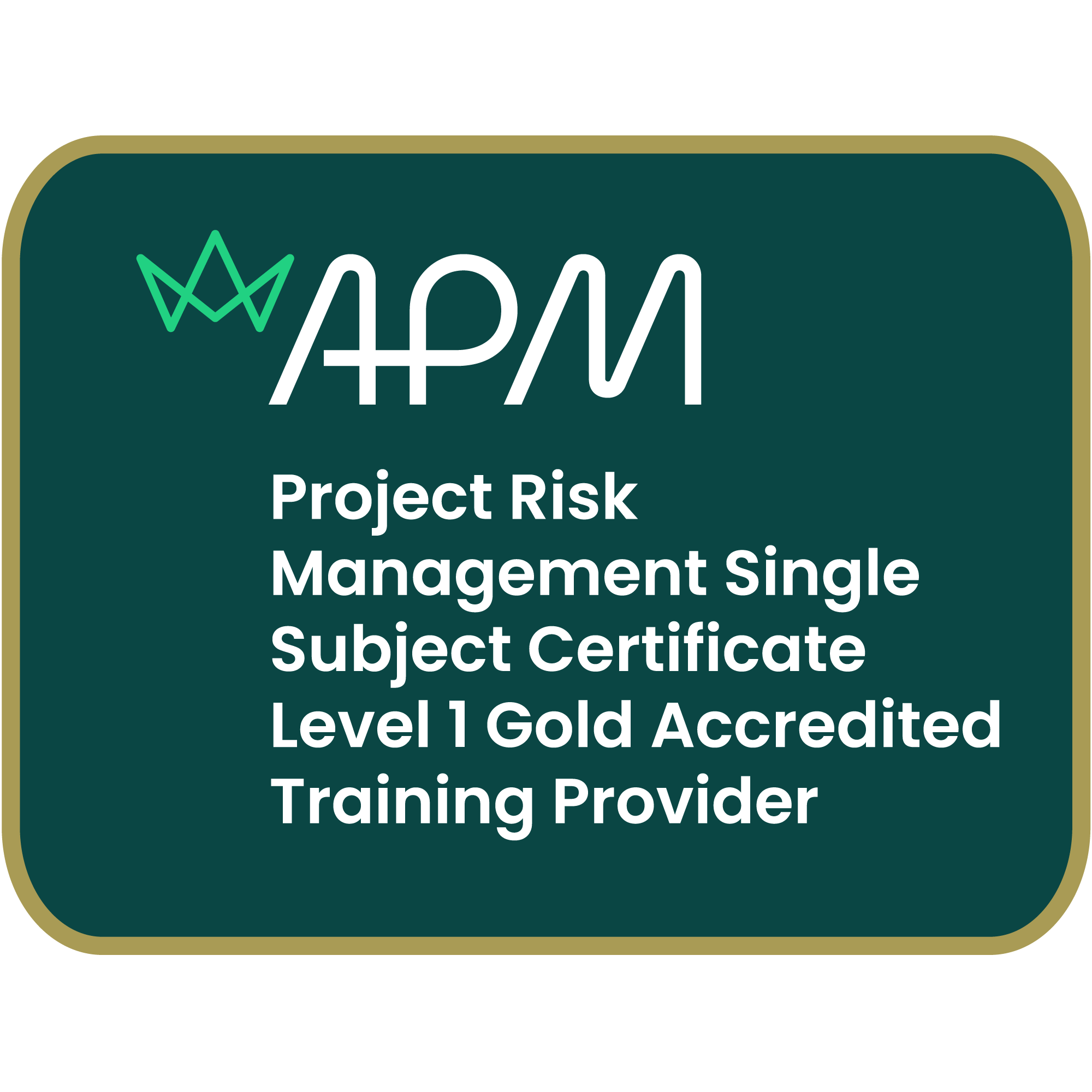 APM Project Risk Management Single Subject Certificate Level 1 Gold ...