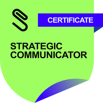 Strategic Communicator Certificate - Credly