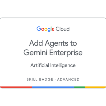 Add Agents to Gemini Enterprise badge