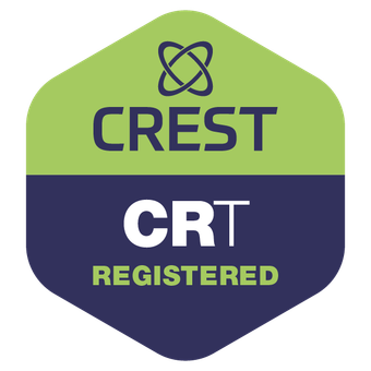 CREST SRT certification badge