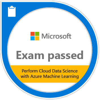 Exam 774: Perform Cloud Data Science with Azure Machine Learning