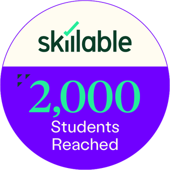 2,000 Students Reached badge