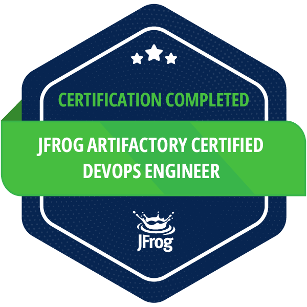JFrog Artifactory Certified Devops Engineer - Credly