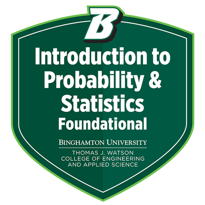 Introduction to Probability and Statistics Badge