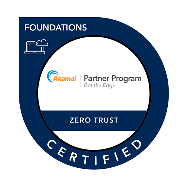 Akamai Partner Foundations Zero Trust badge