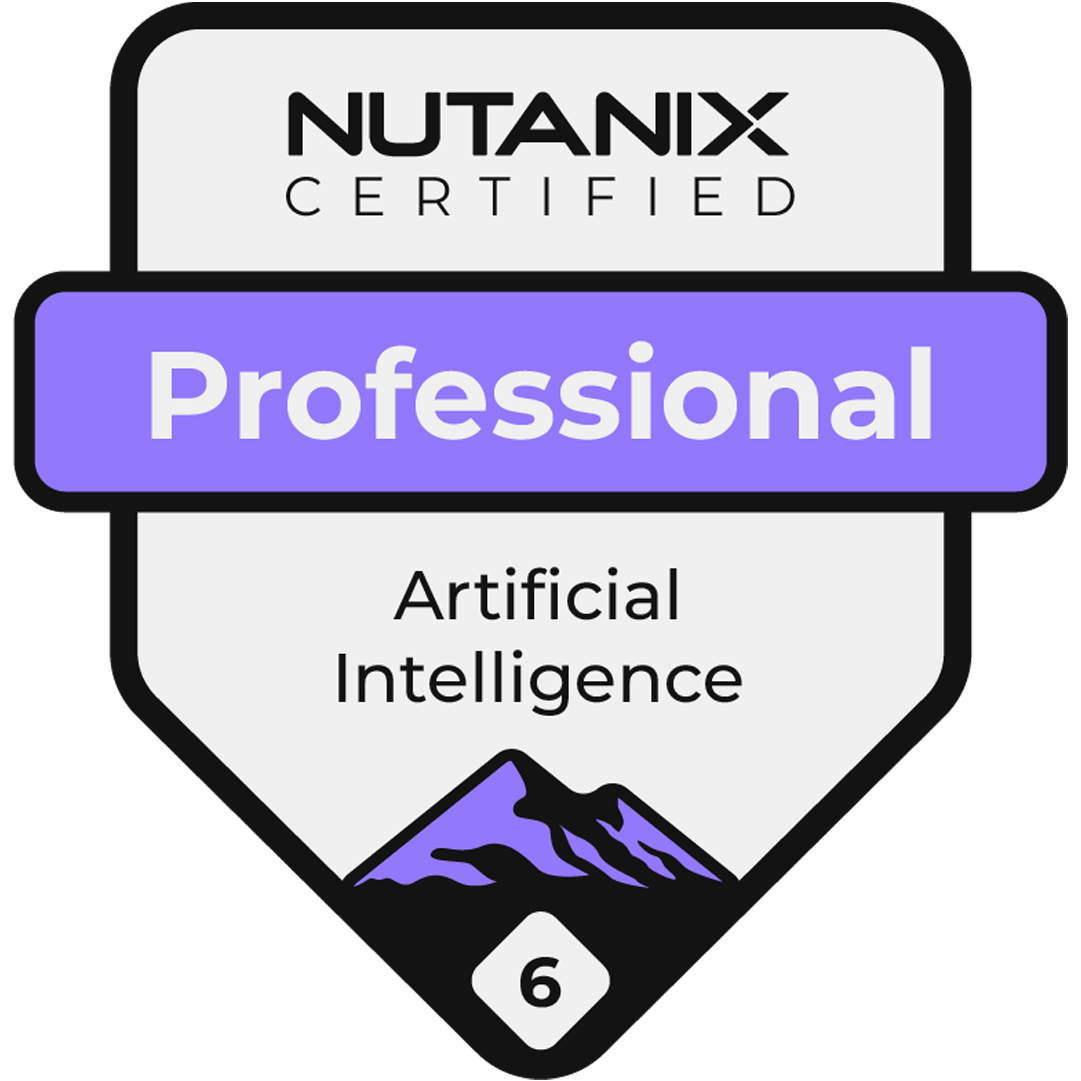 Nutanix Certified Professional - Artificial Intelligence 6