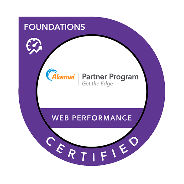 Akamai Partner Foundations Web Performance badge