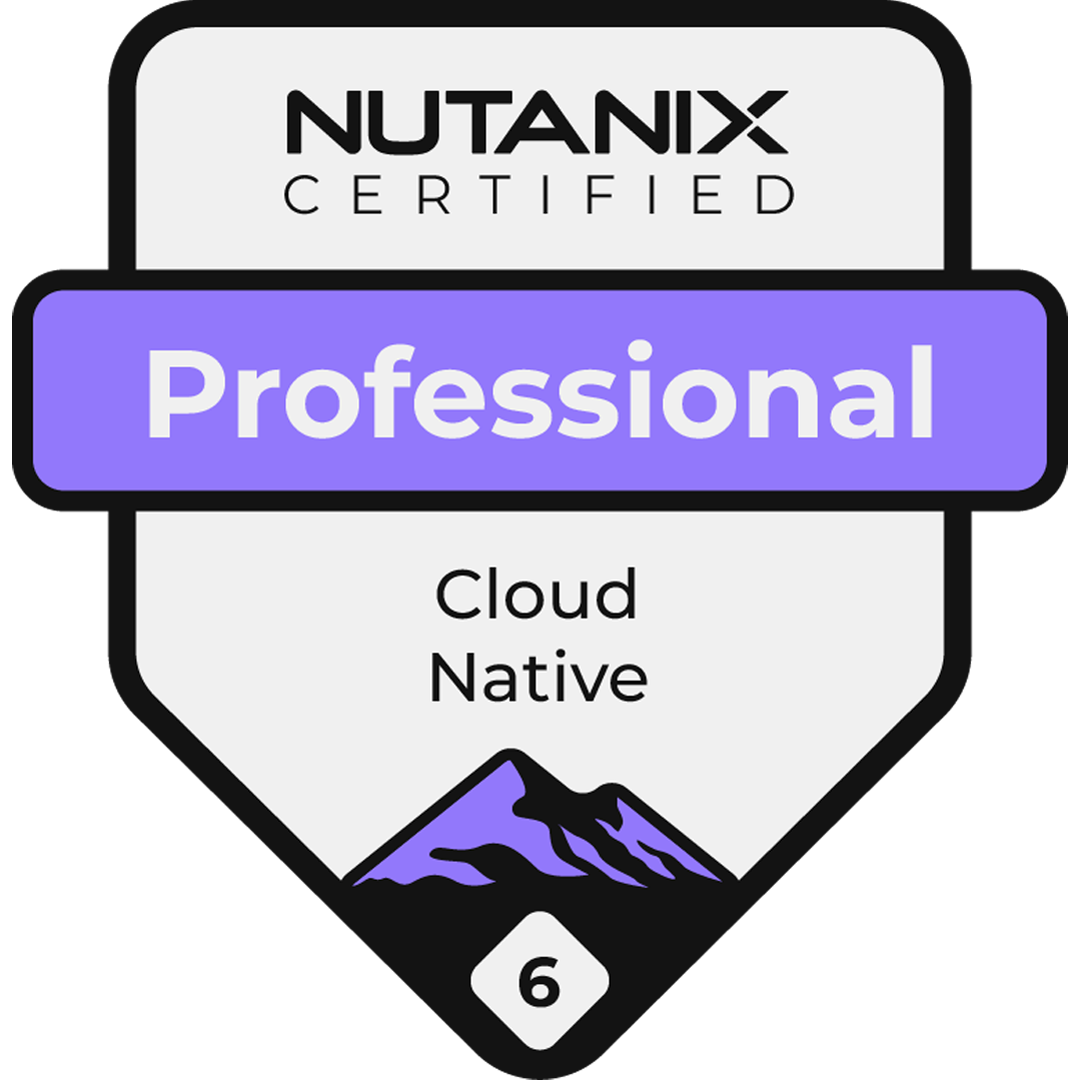 Nutanix Certified Professional - Cloud Native 6