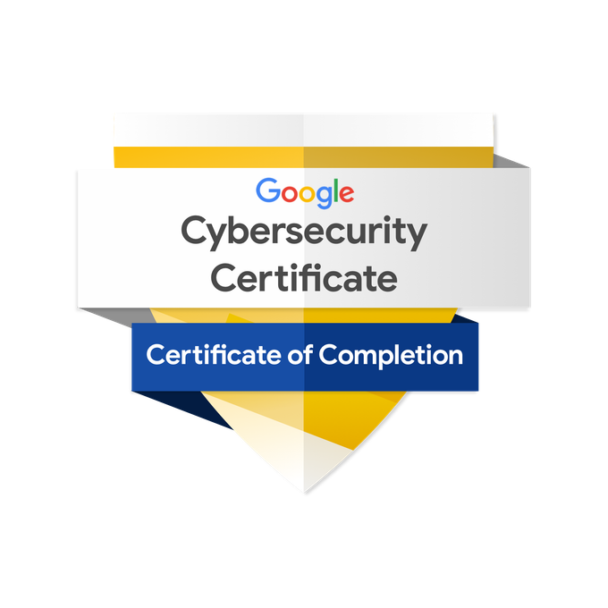 Google Cybersecurity Certificate