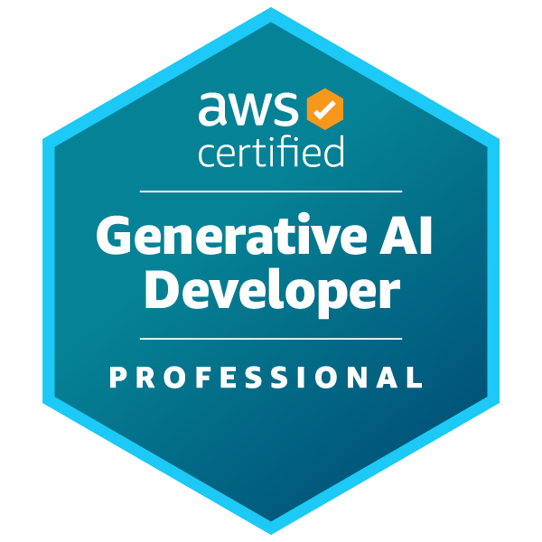 AWS Certified Generative AI Developer - Professional Badge