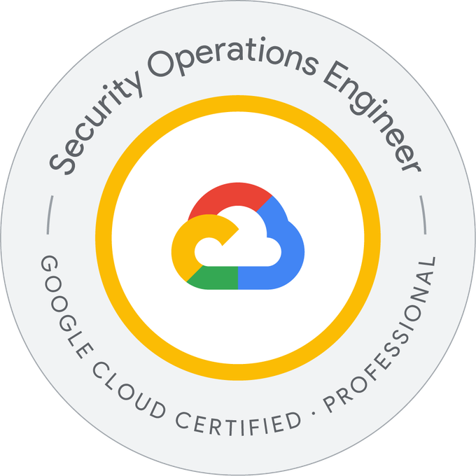 Professional Security Operations Engineer badge