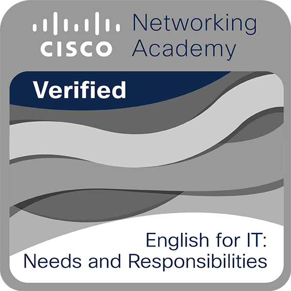 English for IT: Needs and Responsibilities badge