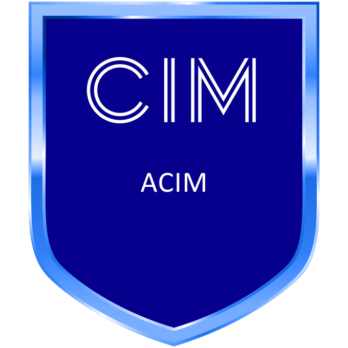 CIM ACIM Member credential issued by The Chartered Institute of Marketing