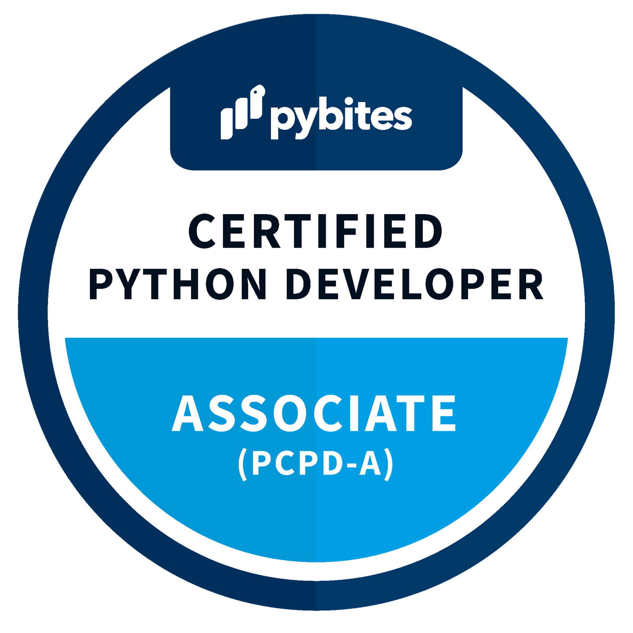 Pybites Certified Python Developer badge