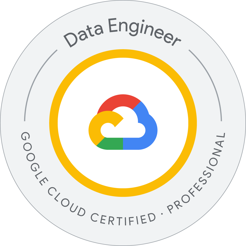 Professional Data Engineer badge