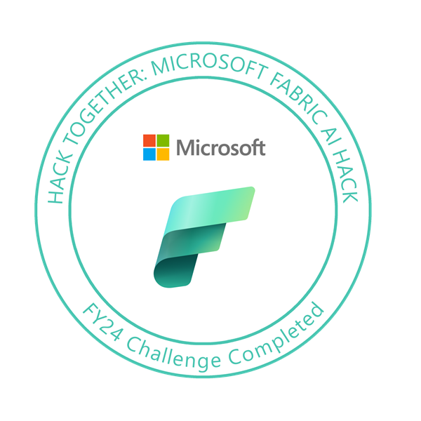 Hack Together: The Microsoft Fabric Global AI Hack Finisher