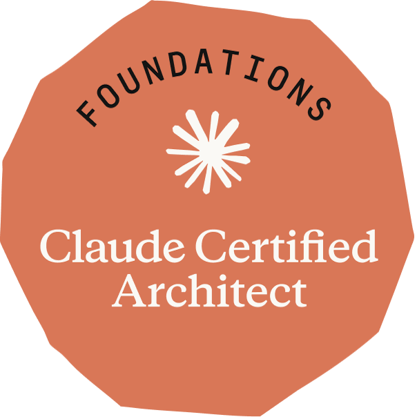 Claude Certified Architect — Foundations certification badge