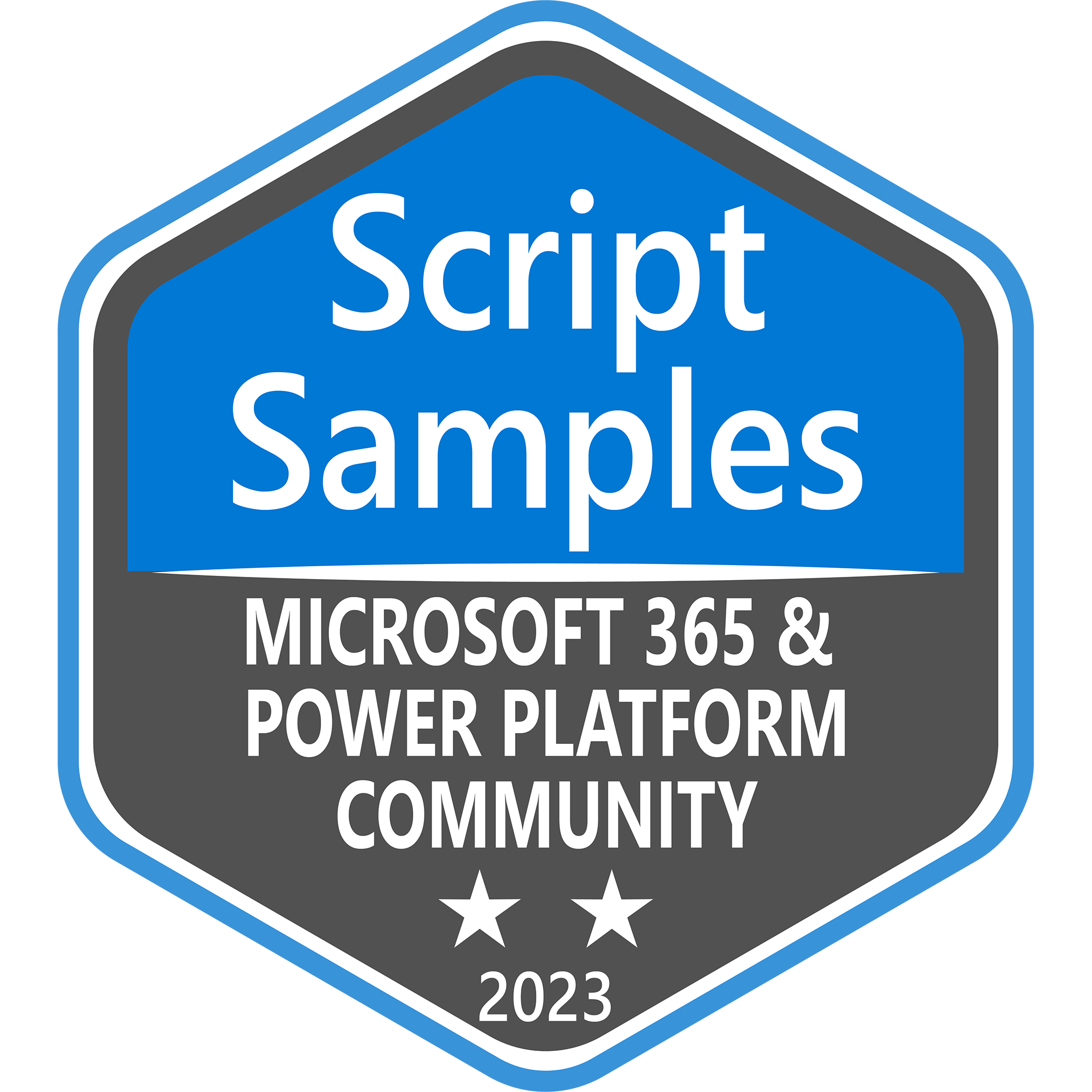 Script Samples - Specialist - Microsoft 365 & Power Platform Community 2023