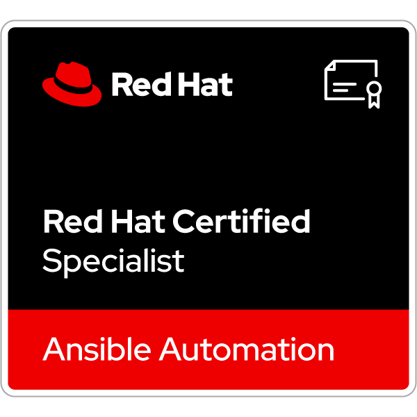 Red Hat Certified Specialist in Ansible Automation