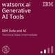 watsonx.ai Generative AI Tools Technical Sales Intermediate