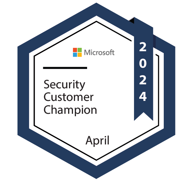Security CCP Customer Champion | April 2024