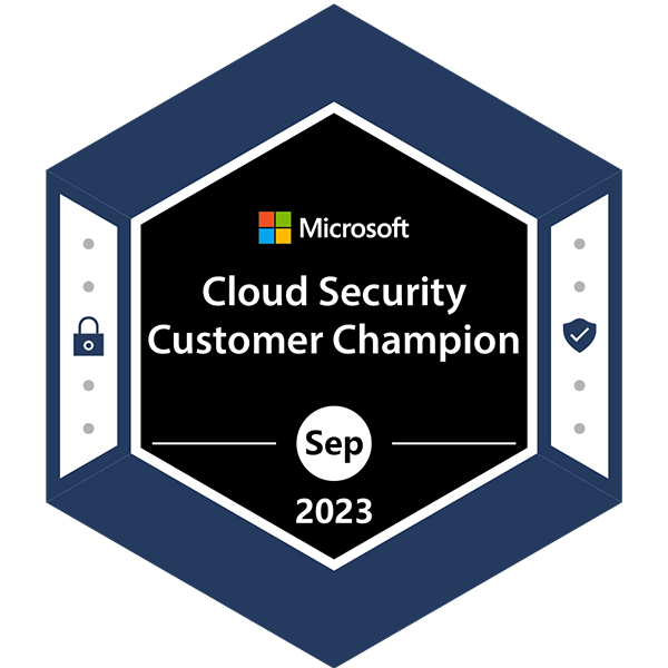 Cloud Security Customer Champion | September