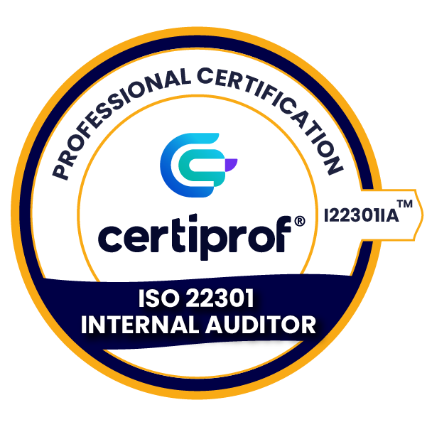 CertiProf ISO/IEC 22301 Internal Auditor - I22301A™