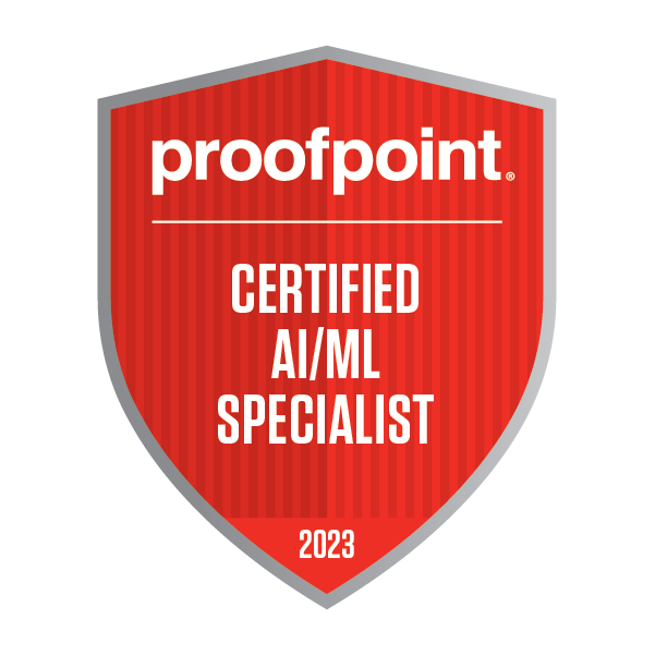 Proofpoint Certified AI/ML Specialist 2023