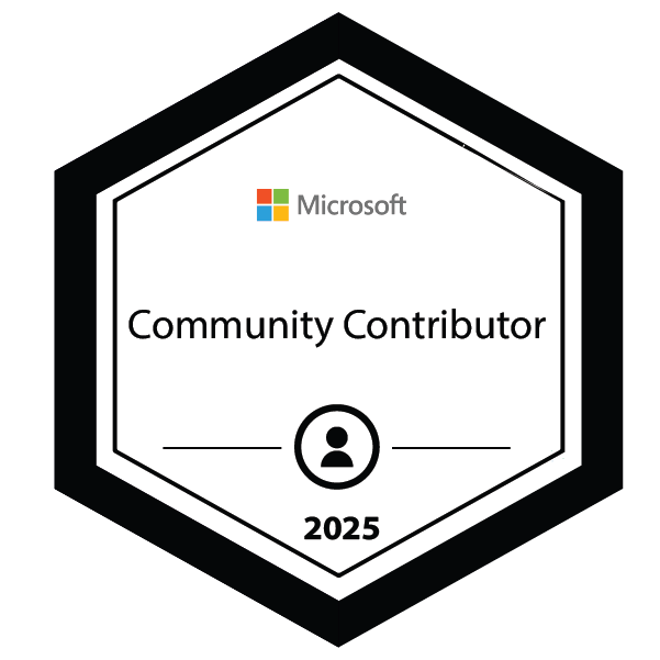 Microsoft Community Contributor - 2025