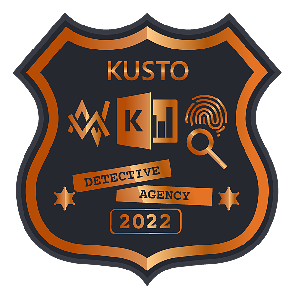Kusto Detective Agency - Case #3 Badge