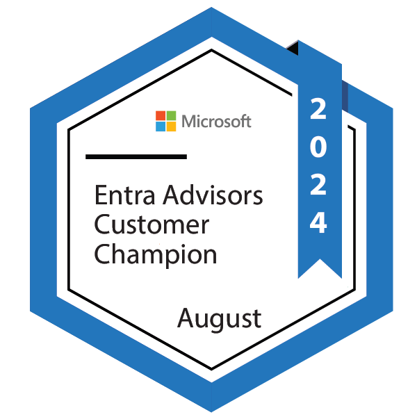 Entra Advisors Customer Champion | August 2024