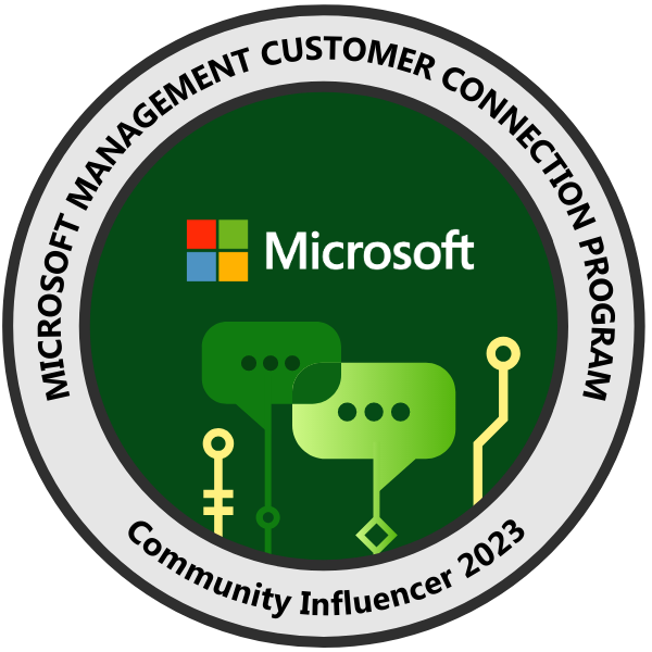 Microsoft Management Community Influencer