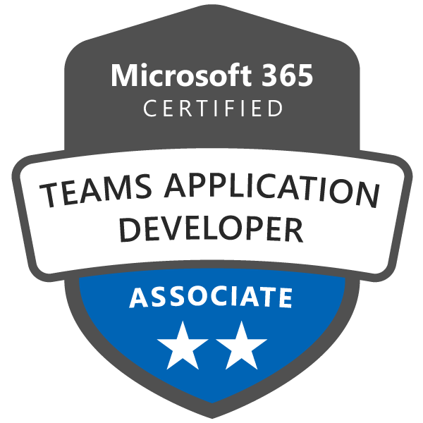 Microsoft 365 Certified: Teams Application Developer Associate