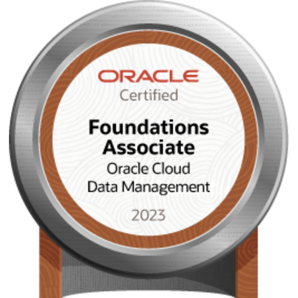 Oracle Cloud Data Management 2023 Certified Foundations Associate